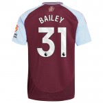 Günstige Fußballtrikots Aston Villa Bailey 31 Heimtrikot 2024-25 Kurzarm